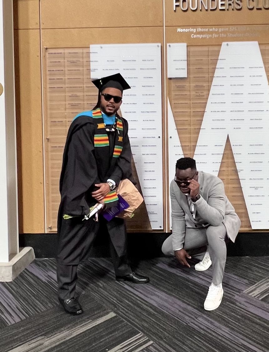 Joshua Jackai with Chandler Walker Gayton